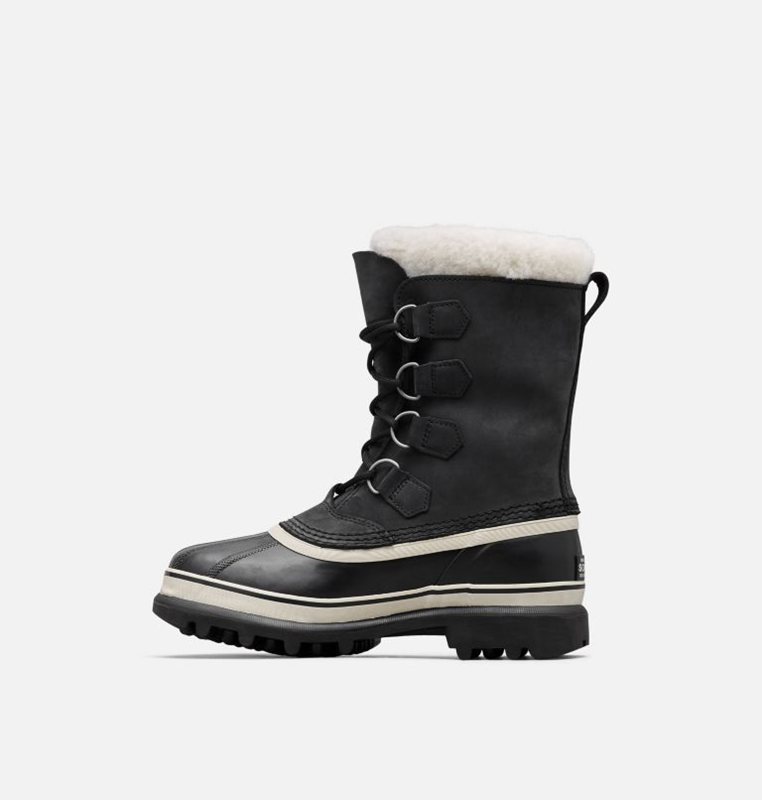 Womens Snow Boots Black - Sorel Caribou® Low - 734-UQCBPG